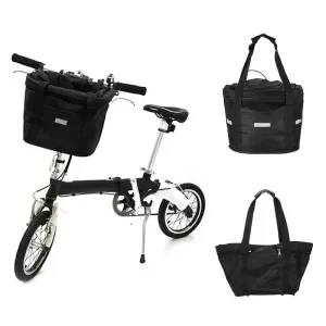 Panier imperméable pour Vélo Électrique, Panier Amovible pour Guidon Avant, Sac de Transport pour Chien ou Chat, Panier pour Vélo