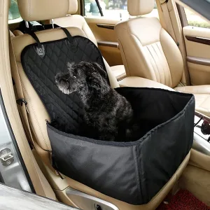 Housse de siège de voiture pour chien 2 en 1, protecteur de voiture pour chien, panier pour chat, hamac pour siège de voiture pour chien dans la voiture.