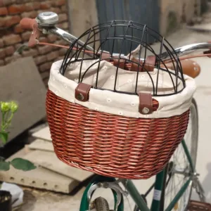 Panier Avant pour Animaux de Compagnie (Chats et Chiens) pour Vélo de Montagne (MTB) et Vélos de Route, Porte pour Shopping et Balades