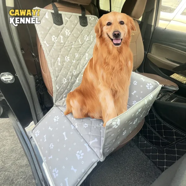 Housse de siège de voiture pour chien, panier de transport pour animaux, sac de transport pour chat et chiot, hamac pliable étanche, panier pour chiens, accessoires de transport pour animaux.