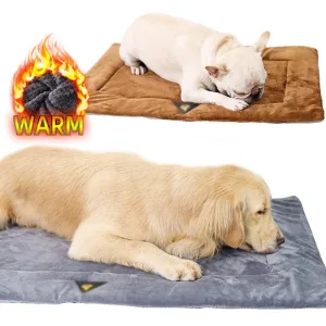 Tapis chauffant autochauffant pour chien – Tapis pour animaux – Couverture pour chien – Lit pour chat – Tapis thermique pour animaux – Couverture épaisse et chaude pour l’hiver – Lits de couchage pour animaux – Couverture pour animaux.